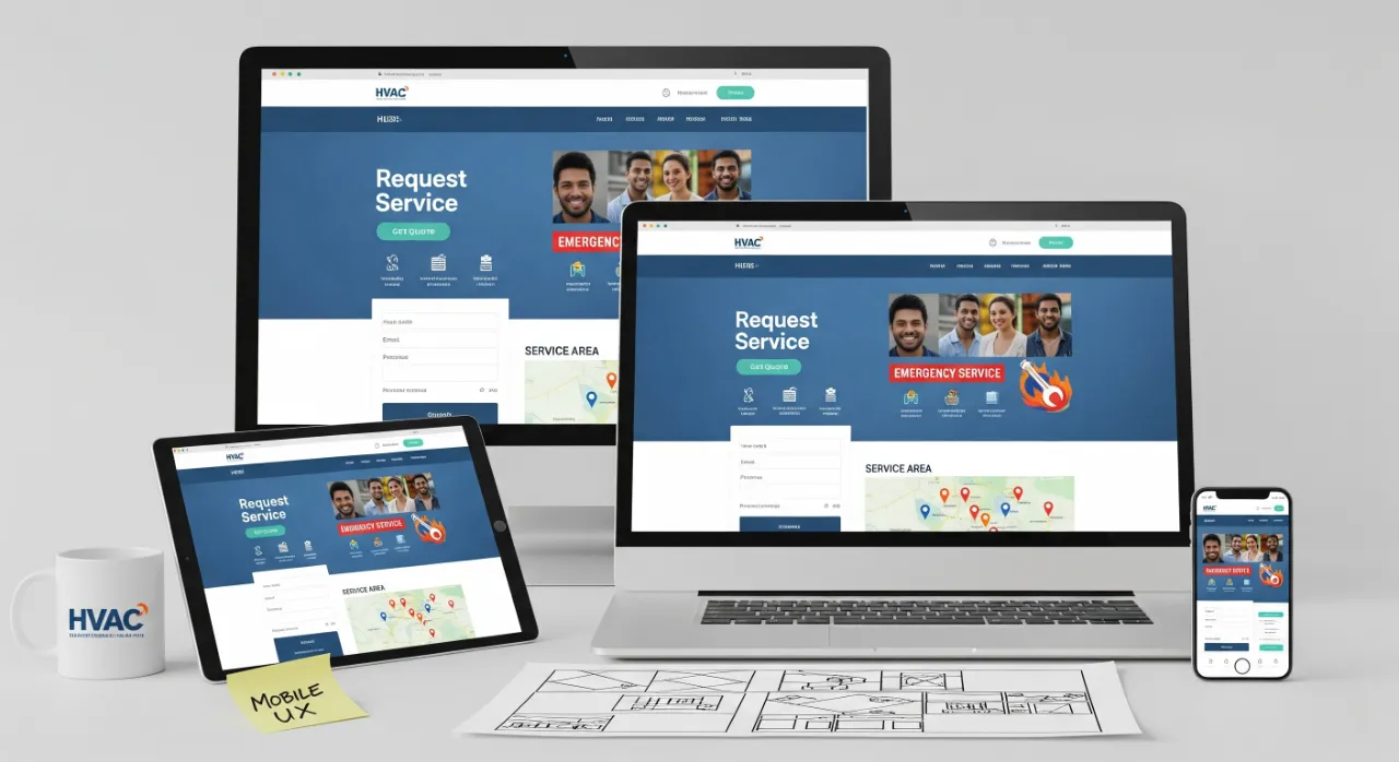 Website Design That Converts HVAC Leads Into Revenue