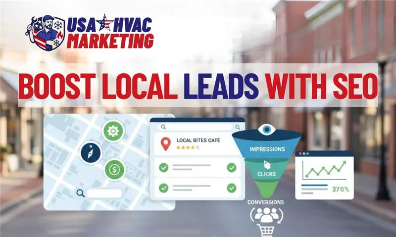 How can SEO improve HVAC lead flow and local visibility
