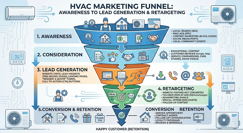 Comprehensive Facebook Ads Strategy for HVAC Contractors That Generates Consistent Leads 1 Understanding the HVAC Facebook Ads Funnel