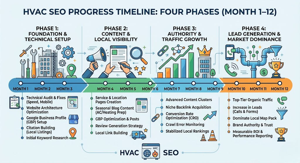 How Long Does HVAC SEO Take to Generate Leads? 1 SEO vs Paid Ads: Speed Comparison